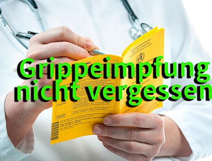 Grippeimpfung -  Jetzt vorsorgen!
